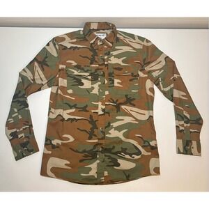 Poncho Men's Camo Shirt | Slim Fit | Small